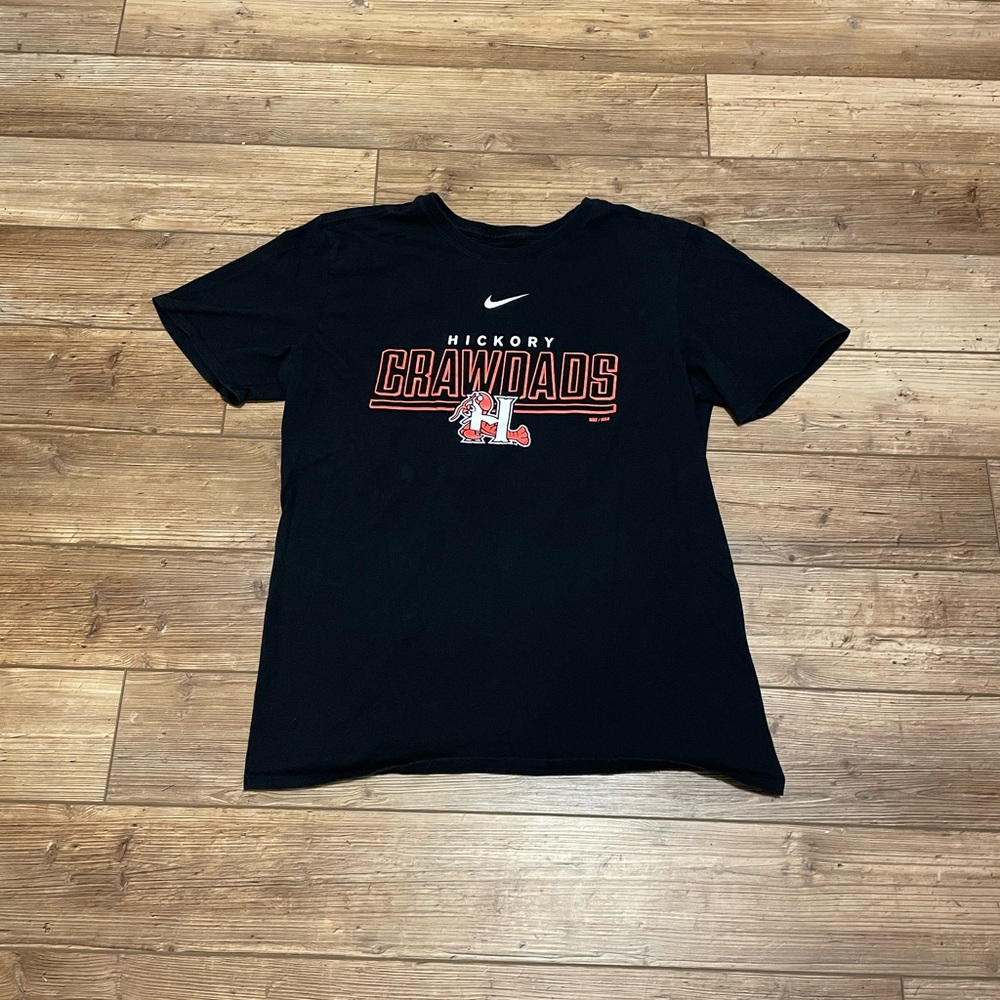 Nike Hickory Crawdads Black T-Shirt